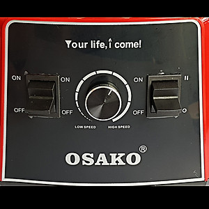 Máy Xay Sinh Tố Công Nghiệp 1500W OSAKO Đa Năng Dung Tích 2L Có Đủ Linh Kiện Thay Thế - Hàng Chính Hãng