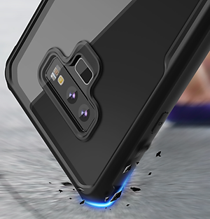 Ốp Lưng Chống Sốc Mặt Lưng Trong Suốt Bảo Vệ Cho Samsung Galaxy Note 9 - Hàng Chính Hãng Xundd