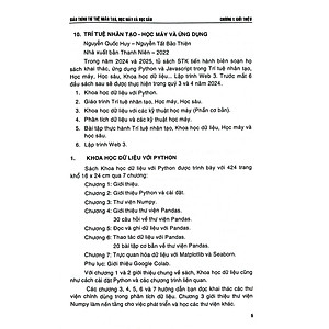 Sách - Giáo Trình Trí Tuệ Nhân Tạo, Học Máy Và Học Sâu - STK