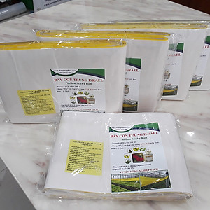 Keo Bẫy Bọ Phấn Trắng Israel Gây Hại Dưa Lưới (cuộn 20 mét) và bẫy các loại côn trùng trong nông nghiệp khác 