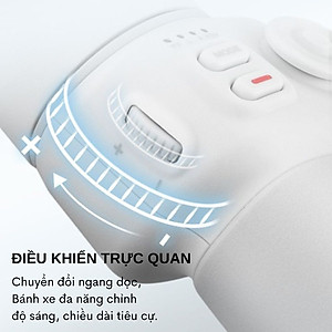 Gimbal Zhiyun Smooth Q4 - Tay cầm chống rung 3 trục có thể gấp gọn dành cho điện thoại, tích hợp gậy selfie kéo dài 21cm - Hàng nhập khẩu