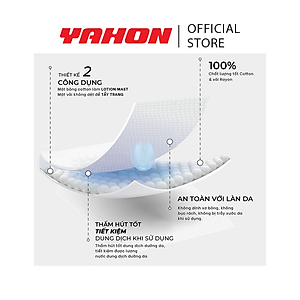 Combo Bông Tẩy Trang POP-PUF 2 Công Dụng Bao Zipper, 90 Miếng/Bao