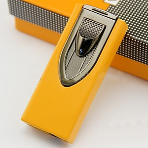 Vỏ Hột Quẹt Bật Lửa khò 2 tia Cực mạnh Lubinski SK-14 kiêm đục, hiển thị mức nhiên liệu đẹp độc lạ - dùng gas cao cấp