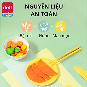 Đất Nặn Làm Bếp Làm Kem Mì Cùng Bé Khuôn Và Máy Thủ Công Deli - Đồ Chơi Giáo Dục Nhập Vai Thông Minh Cho Bé - 67801 67802 67805 YC