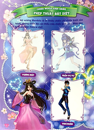 Sách Dán Hình Trang Phục Yeloli - Tiên Nữ Hoa Nhài