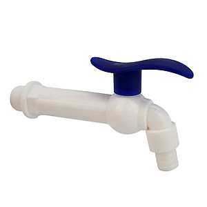 Bộ 3 vòi hồ tay xanh nhựa PP, thân dài, ren 21-27mm Eurolife EL-VHX2127-D (Trắng xanh) (3 cái)