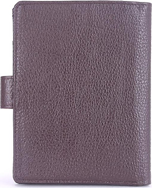 Ví đựng Passport Huy Hoàng bấm nút màu nâu-HT9109