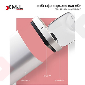 Thùng rác thông minh cảm ứng 18 lít M&L B-JA-18 phong cách sang trọng, đẳng cấp, tiện lợi