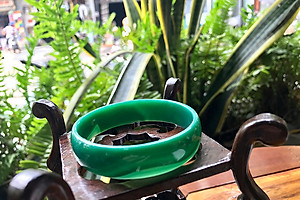 Vòng Tay Đá Mã Não Xanh Liền Khối - Ngọc Quý Gemstones