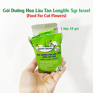 Gói Cắm Hoa Tươi Lâu Gấp 2 Lần Và 14 Ngày Không Thay Nước Loại 5gr Longlife (Bộ 50 gói)