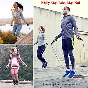 Bộ Dụng Cụ Hít Đất Cầm Tay Và Dây Nhảy Lõi Thép Có Thể Điều Chỉnh Dộ Dài Chống Rối – Combo Dụng Cụ Chống Đẩy Kèm Dây Nhảy Lõi Thép Tập Gym Tập Thể Thao Cao Cấp Chính Hãng miDoctor