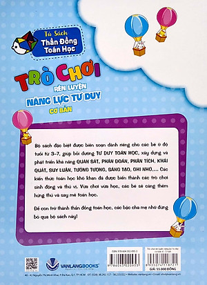 Sách Trò Chơi Rèn Luyện Năng Lực Tư Duy Cơ Bản (4 -5 Tuổi)