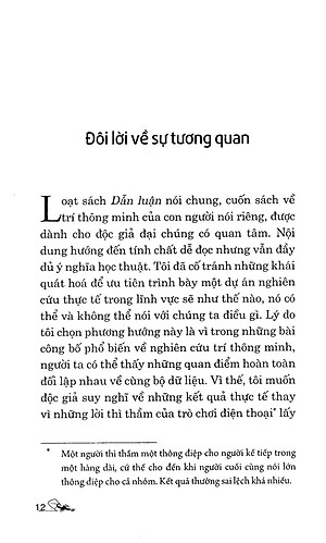 Sách Dẫn Luận Về Trí Thông Minh