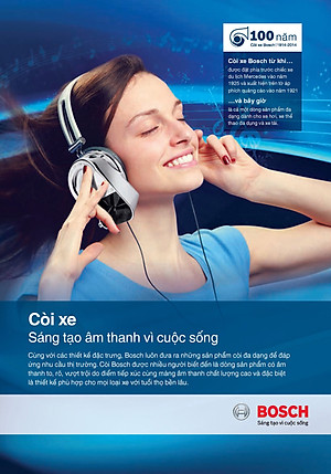 Còi Sò Bosch EC6 12V - Dùng Cho Xe Du Lịch