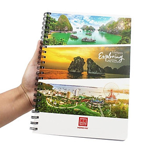 Sổ Lò Xo Notebook, Cool A4 (200 Trang) - 4145 - Mẫu 3 - Vietnam Exploring - Ha Long - Quang Ninh