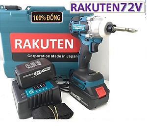 Bộ máy khoan PIN RAKUTEN 72V Bắn vặn vít sữa chữa đa năng cao cấp