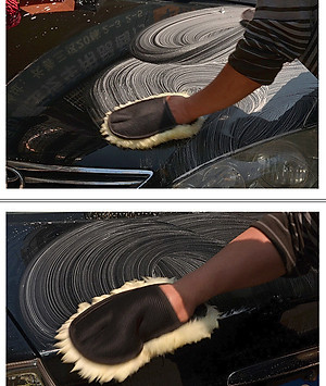 Găng tay rửa xe lông cừu Q11 (bộ 2c)