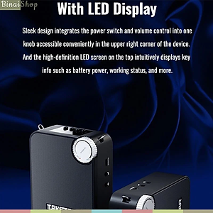 Takstar E500W - Máy Trợ Giảng Hai Mic Không Dây UHF, Kết Nối Bluetooth, Công Suất 20W Cho Giáo Viên, Bán Hàng, Hướng Dẫn Viên - hàng chính hãng