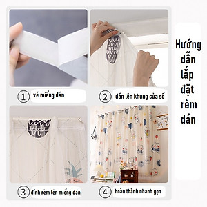 miếng dán rèm bản 2.5cm nhiều kích thước
