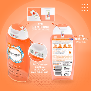Dung dịch vệ sinh Anh Femfresh soothing wash giúp làm sạch sẽ, thơm mát, ngăn ngừa viêm, ngứa, nấm phụ khoa - QuaTangMe Extaste