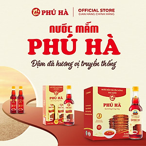 Nước mắm Phú Quốc Chỉ Dẫn Địa Lý Phú Hà 43 độ đạm - 1 Chai 1 lít