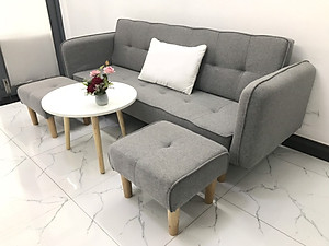 Bộ ghế sofa giường sofa bed tay vịn phòng khách sopha sivali08 salon