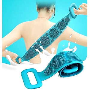 Bộ 3 Dây Tắm Massage Chà Lưng 2 Mặt Cho Gia Đình GROFA - Màu sắc ngẫu nhiên