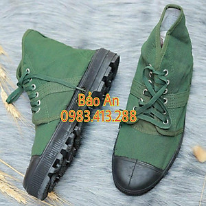 Giày vải bộ đội cao cổ ( Combo 10 đôi)
