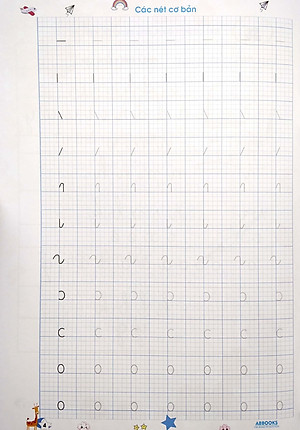 Vở Ô Ly Có Chữ Mẫu Luyện Viết Chữ Đẹp - Chữ Nghiêng, Chữ Viết Thường - Tập 1 (Tái Bản)