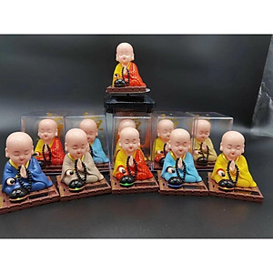 Tượng Phật Gõ Mõ Đặt Taplo Xe Ô tô, bàn làm việc