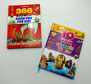 Combo 10 Vạn Câu Hỏi Vì Sao Và 366 Câu Hỏi Khám Phá Thế Giới (02 Cuốn)