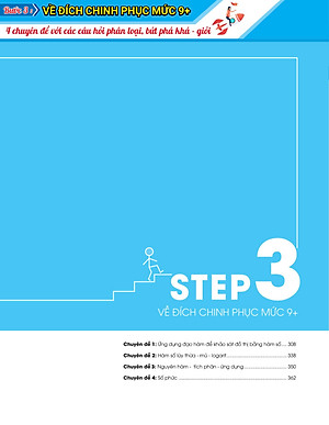 Sách 3 Step - Tiết Lộ Bí Quyết 3 Bước Đạt Điểm 8+ Toán Học