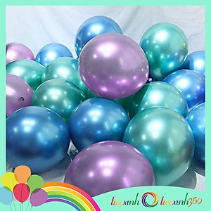 Bong bóng trang trí tiệc xinh Chrome 20 cái mix màu size 10''