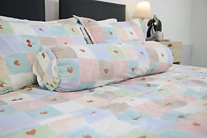 Bộ Ga 4 món Cotton Đũi Tatana mền mịn, thoáng mát  Mẫu ngẫu nhiên ( chọn mẫu ib shop )