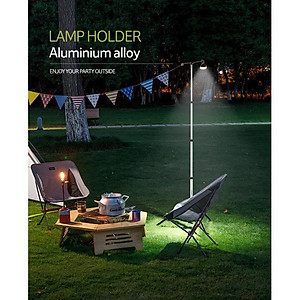 Đồ cắm trại giá treo đèn 3 chân Naturehike campoutvn NH17D015-J du lịch dã ngoại 1m94 xếp gọn chắn chắn có cọc giữ chân khi có gió A113