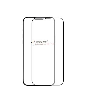 Dán màn hình cường lực Full viền chống vân tay Zeelot dành cho iPhone 15 Pro Max/15 Pro/15 Plus/15/14/13/12/11 - Hàng chính hãng
