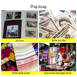 Kính Lúp Mini 30X ️FREESHIP️ Kính Lúp Móc Khóa Có Đèn MG21007 đường kính 21mm ( Soi mạch, soi bản in...)