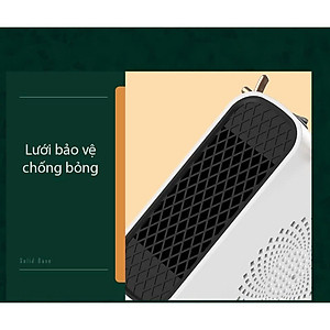 Máy sưởi mini công suất 500-1000W, quạt sưởi mini để bàn Q124, thiết kế nhỏ gọn, làm nóng tức thì, hàng chính hãng, bảo hành 12 tháng