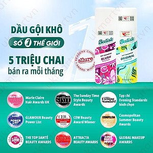 Dầu Gội Khô Batiste 200ml Dry Shampoo Gội khô Anh Chính Hãng 100% UK