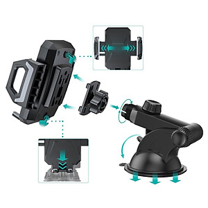 Giá đỡ Choetech T521-S điện thoại kiêm sạc không dây trên ô tô 10W  (Hàng chính hãng)