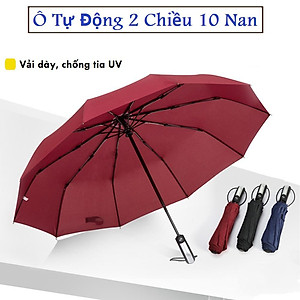 Ô Dù Chống Tia UV Chống Nắng Che Mưa Và Thanh Đỡ Bằng Hợp Kim Nhôm - Gấp Gọn Dễ Dàng- Hàng Chính Hãng MINIIN