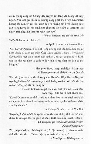 Sách Nguồn Gốc Dịch Bệnh