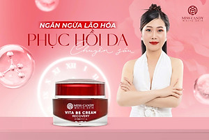 Kem Dưỡng Ẩm Phục Hồi Vita B5 Cream Miss Candy White Skin Hộp 25g
