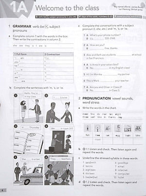 American English File 3th Edition 1. Workbook Without Answer Key