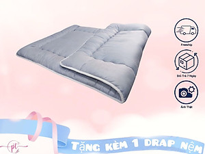 Nệm Ngủ Trải Sàn Xuất Nhật 1m / 1m2 / 1m4 / 1m6 / 1m8 Có Thể Gấp Gọn Dễ Di Chuyển Tặng Kèm Drap Nệm