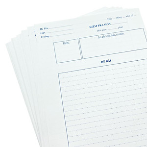 Giấy Kiểm Tra Campus - Kẻ Ngang Có Chấm - TP-BSS70G-30 - 20 Tờ/Túi