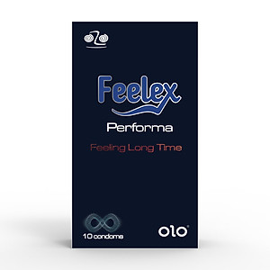 Bao cao su OZO Feelex Performa - Hộp 10 bcs