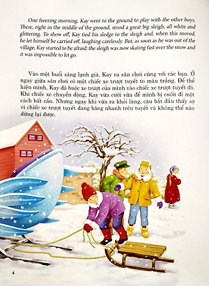 Bà Chúa Tuyết (Truyện Dành Cho Trẻ Từ 3 Tuổi) - Truyện Song Ngữ Anh - Việt