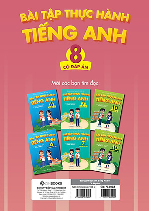 Sách - Bài Tập Thực Hành Tiếng Anh 8 (Có Đáp Án - Dùng Kèm SGK Tiếng Anh Global Success)