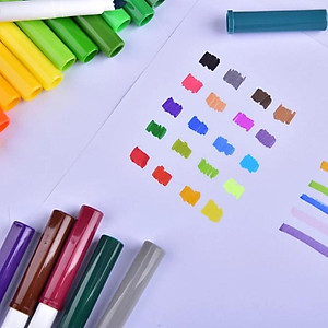 Hộp Bút Lông 36 Màu Fiber Pen Washable - Nét Mảnh Nét To - Colokit SWM-C006 (Mẫu Bao Bì Giao Ngẫu Nhiên)
